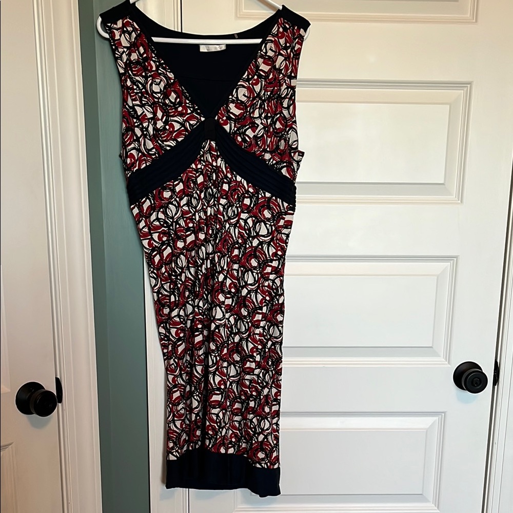 Elegant Multicolor Patterned Dress